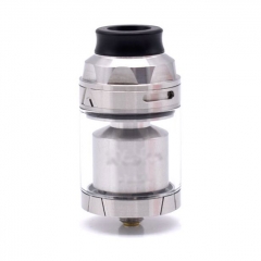 Intake Dual Style 26mm RTA Rebuildable Tank Atomizer 4.2ml - Silver