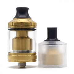 ULTON Gata Style 24mm 2-in-1 MTL&DTL RTA Rebuildable Tank Atomizer 2ml/4ml(1:1) - Gold