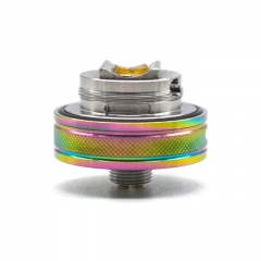 ULTON Gata Style 24mm 2-in-1 MTL&DTL RTA Rebuildable Tank Atomizer 2ml/4ml(1:1) - Rainbow