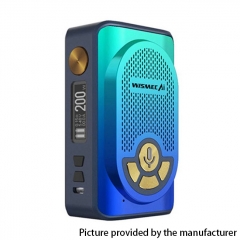 Authentic WISMEC AI Alexa 200W TC VW Variable Wattage Box Mod w/ Bluetooth 18650 - Gradient