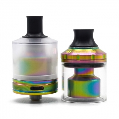 ULTON Gata Style 24mm 2-in-1 MTL&DTL RTA Rebuildable Tank Atomizer 2ml/4ml(1:1) - Rainbow
