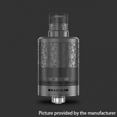 Authentic BD Vape Fumytech Precisio MTL Pure 22mm RTA 2.7ml (Engraved Version) - Black