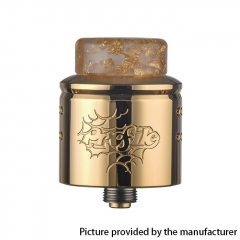 Authentic Wotofo Profile 1.5 24mm RDA Rebuildable Dripping Atomizer w/ BF Pin - Gold