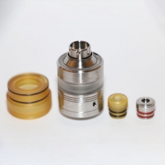 Vazzling Ruby Style 22mm 316SS RTA Rebuildable Tank Atomizer 2ml - Silver