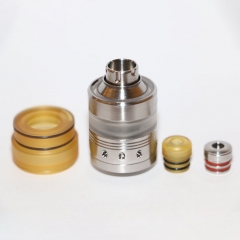 Vazzling Ruby Style 22mm 316SS RTA Rebuildable Tank Atomizer 2ml - Silver