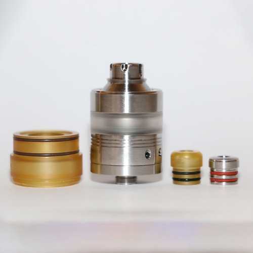 Vazzling Ruby Style 22mm 316SS RTA Rebuildable Tank Atomizer 2ml - Silver