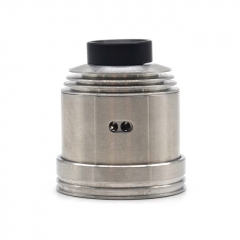 ULTON Hussar II Style 316SS 22mm RDA w/BF Pin/24mm Beauty Ring - Silver