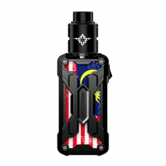 Authentic Rincoe Mechman Nano 90W 24mm Mechanical Mod 18650 Kit - Malaysia Flag