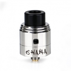 Authentic Aivape Ohana 24/25mm RDA Rebuildable Dripping Atomizer w/ BF Pin - Silver
