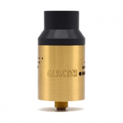 Glacier II Style 23mm RDA Rebuildable Dripping Atomizer - Gold