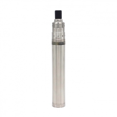 Vazzling 900 Stylus Style 18mm Mechanical Mod (2 Pieces) 16500 w/900 Style RDA Kit - Silver