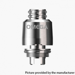 Authentic ThinkVape OMEGA AIO 30W Pod System Vape Kit / Cartridge Replacement RBA Coil Head - Silver