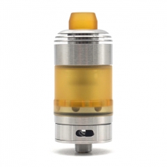 Coppervape Hussar Style Single Coil 22mm RTA Rebuildable Tank Atomizer w/ Mirco PEI Tank 2.5ml - Silver