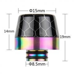Reewape Replacement Resin 510 Drip Tip AS287SS - Random Color