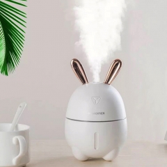 300ml Capacity 7 Color USB Home Humidifier Air Diffuser Purifier Home Office Humidifier - White