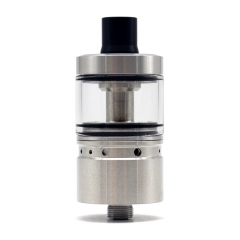 SXK Lords Style 22mm 316SS RTA Rebuildable Tank Atomizer 4ml - Silver