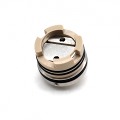 SXK Lords Style 22mm 316SS RTA Rebuildable Tank Atomizer 4ml - Silver