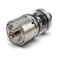 SXK Lords Style 22mm 316SS RTA Rebuildable Tank Atomizer 4ml - Silver