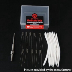 Authentic Coil Master ReBuild RBK Kit for Uwell Caliburn Pod System Vape Kit - 1.2ohm A1 Double Coils + Cotton + Rod