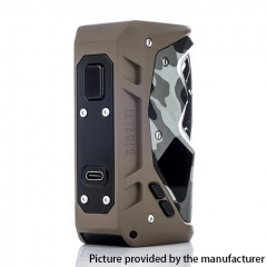 Authentic Sigelei Humvee 215W TC VW Variable Wattage Box Vape Mod - Camouflage Khaki