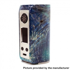 Authentic Asmodus Minikin Kodama 21700 180W Stablized Wood Resin TC VW Box Vape Mod - Blue