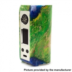 Authentic Asmodus Minikin Kodama 21700 180W Stablized Wood Resin TC VW Box Vape Mod - Green