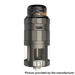 Authentic Vandy Vape Mato 24mm RDTA Rebuildable Dripping Tank Atomizer w/ BF Pin 5ml - Gun Metal