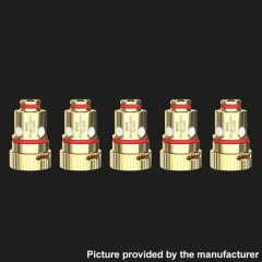 Authentic Wismec R80 Replacement WV01 Single Coil Head (5-Pack) (12-20W) 0.8ohm