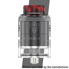 Authentic ThunderHead Creations THC Tauren Max 25mm RDTA Rebuildable Dripping Tank Vape Atomzier 2/4.5ml - Gun Metal