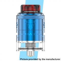 Authentic ThunderHead Creations THC Tauren Max 25mm RDTA Rebuildable Dripping Tank Vape Atomzier 2/4.5ml - Blue