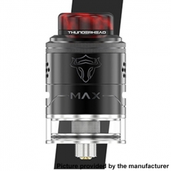 Authentic ThunderHead Creations THC Tauren Max 25mm RDTA Rebuildable Dripping Tank Vape Atomzier 2/4.5ml - Black