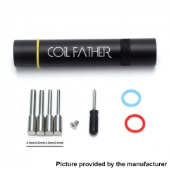 Authentic Coil Father Coiling Kit V2 Vape Coil Jig for Coil Size 2.0mm / 2.5mm / 3.0mm / 3.5mm