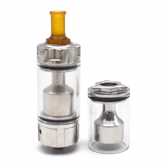 ULTON Major V2 Style 22mm RTA w/ Extra Drop Kit - Silver