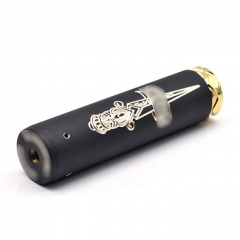 Pur Bloodsport Dagger Style 26mm 18650/20700/21700 Hybrid Mechanical Mod - Deep Black