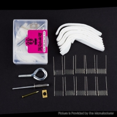 Authentic VAPJOY DIY Rebuild Kit for SMOK RPM80/ RPM80 Pro - Opening Tool Kit + Cottons + RPM-VM1 Ni80 Mesh Coils (0.4ohm)
