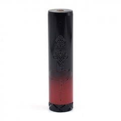 Pur Bloodsport Dagger Style 26mm 18650/20700/21700 Hybrid Mechanical Mod - Black Red