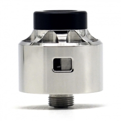 Vauban Style 316SS 22mm RDA Rebuildable Dripping Vape Atomizer w/ BF Pin - Silver