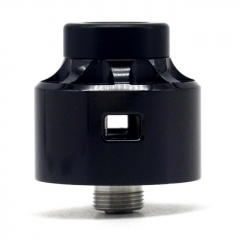 Vauban Style 316SS 22mm RDA Rebuildable Dripping Vape Atomizer w/ BF Pin - Black