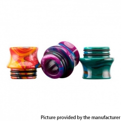 Authentic Reewape Resin Replacement 810 Drip Tip for SMOK TFV8 / TFV12 Tank / Kennedy / Battle / Reload RDA - Blue AS300