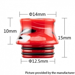 Authentic Reewape Resin Replacement 810 Drip Tip for SMOK TFV8 / TFV12 Tank / Kennedy / Battle / Reload RDA - Blue AS300
