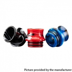Authentic Reewape Resin Replacement 810 Drip Tip for SMOK TFV8 / TFV12 Tank / Kennedy / Battle / Reload RDA - Blue AS300