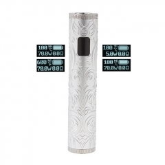 Authentic MODTECH MD70W 18650 TC VW APV Box Mod 24mm - Silver