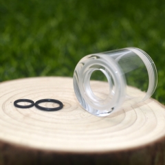 ULTON Replacement Acrylic Bell Cap for FEV 3/4/4.5 Atomizer 3.5ml - Transparent