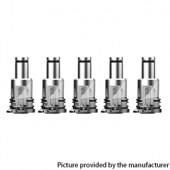 Authentic Augvape Narada Pro VW Mod Vape Kit / Cartridge Replacement MTL Coil Head 1ohm 5pcs - Silver