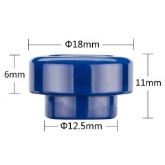 Authentic Reewape Resin Replacement 810 Drip Tip for SMOK TFV8 / TFV12 Tank / Kennedy / Battle / Reload RDA - Purple AS302