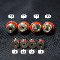 SXK VapeSnail Style Replacement 4 AFC Tubes + 4 MTL Pins for SXK BB / Billet Box Mod Kit - 316SS