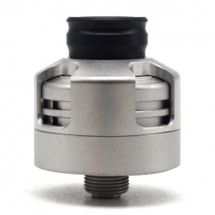 Engine Style 22mm RDA Rebuildable Dripping Atomizer w/ BF Pin - Matte Silver