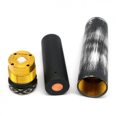 Pur Bloodsport Dagger Style 26mm 18650/20700/21700 Hybrid Mechanical Mod - Grey
