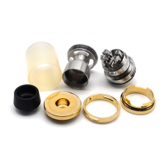 Typhoon GT4S 23mm Style 316SS  RTA Rebuildable Tank Atomizer - Gold