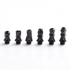 Authentic KIZOKU Chess Series 21.1mm Replacement 510 Drip Tip for RDA / RTA/ RDTA / Sub-Ohm Tank Atomizer 6pcs - Mixed